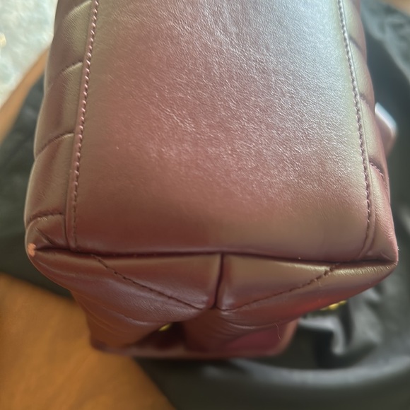 YSL burgundy Lou Lou bag size medium - Picture 8 of 17